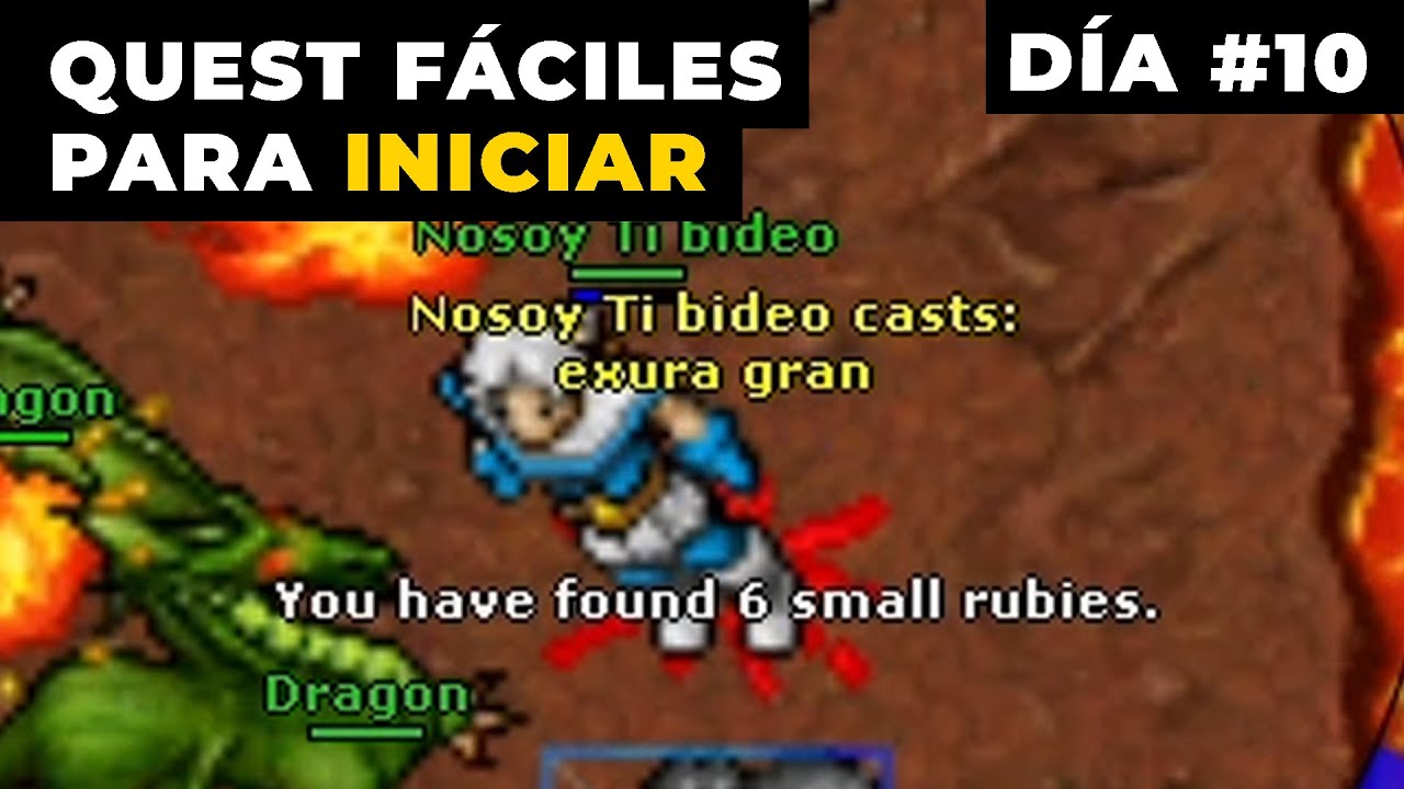 TIBIA / D&Iacute;A 10: INICIA CON ESTAS 3 QUEST