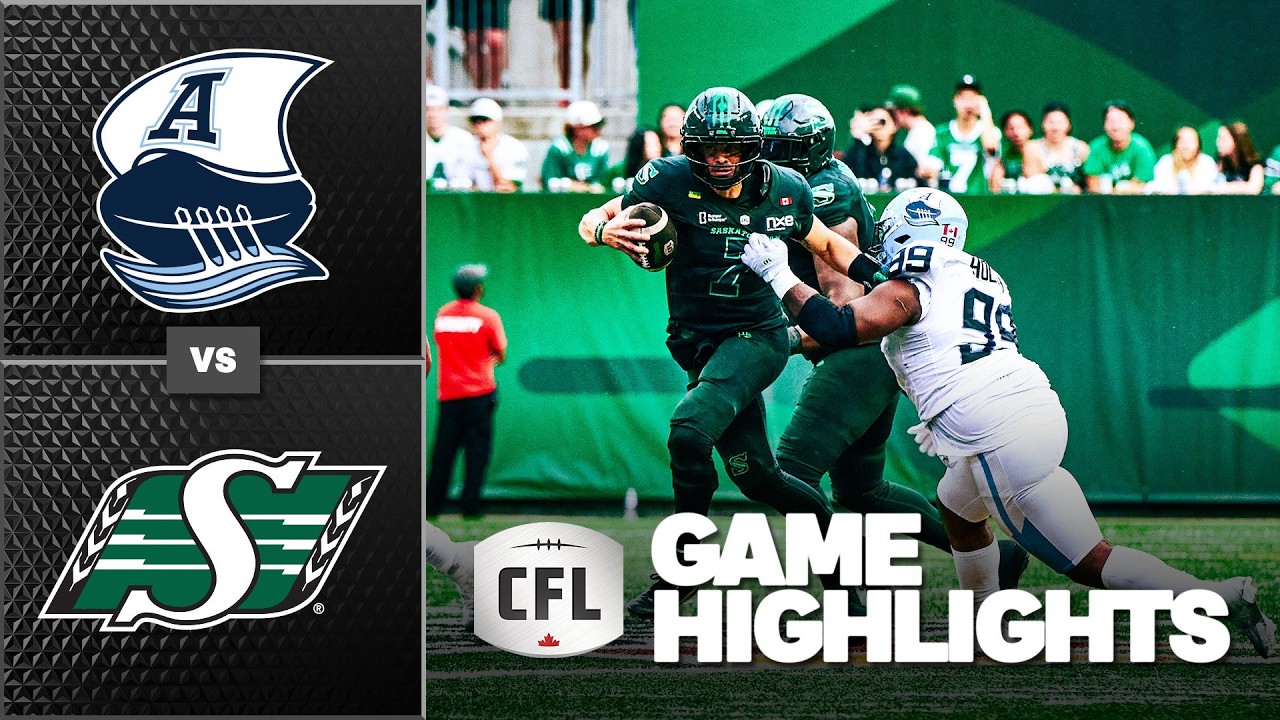 CFL 2026 Recap: Toronto @ Saskatchewan - Week 13