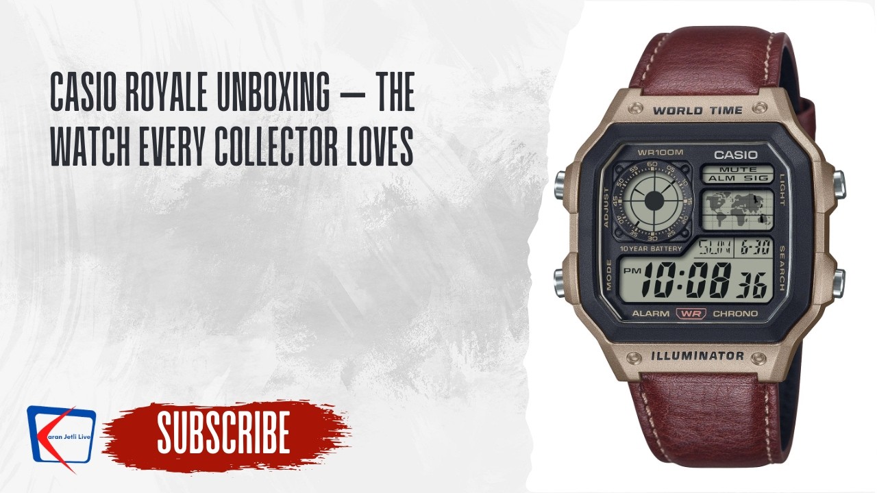 Распаковка и первые впечатления от Casio Royale AE-1200