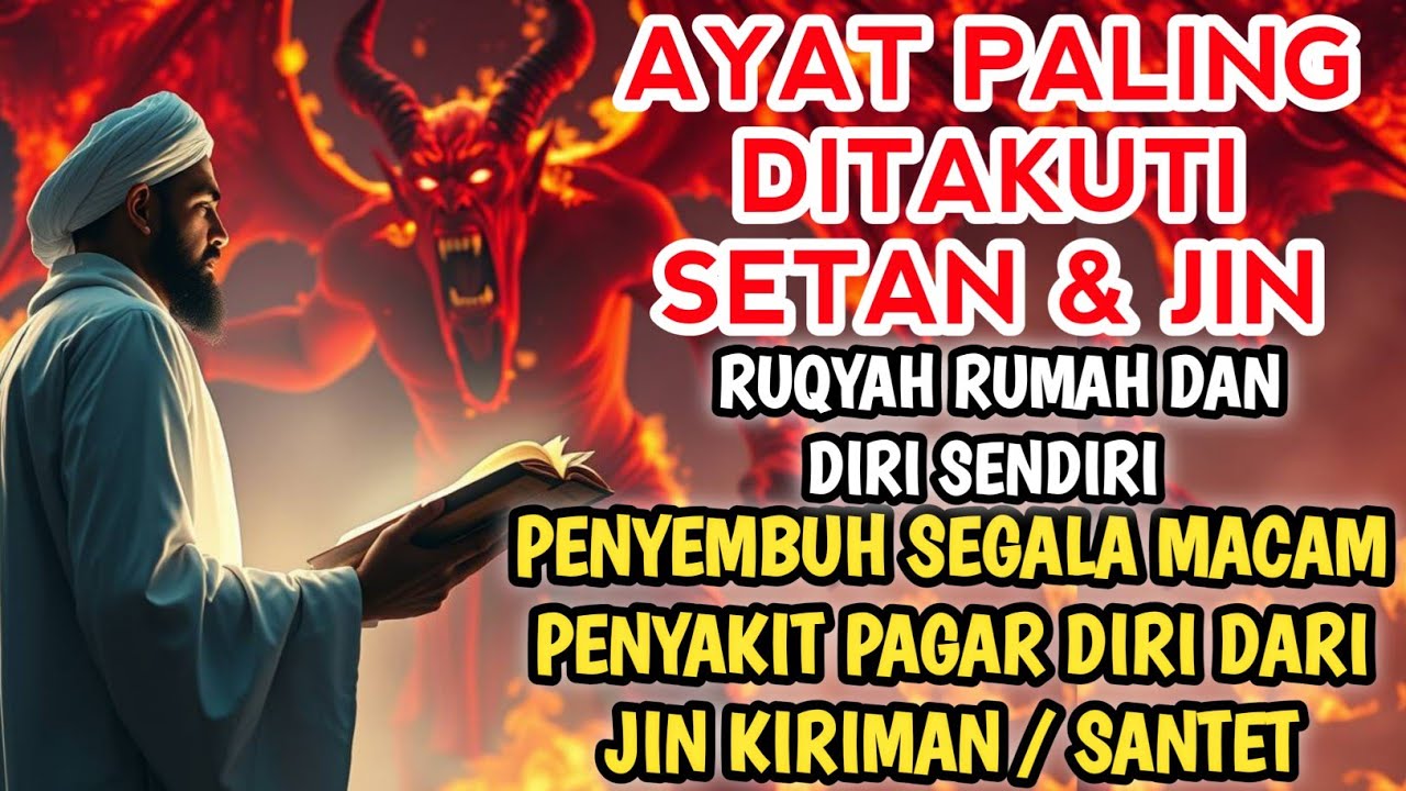 RUQYAH RUMAH PENGUSIR JIN, SETAN & SIHIR DI RUMAH & TUBUH, PENENANG HATI & PIKIRAN | ALAA AQEL