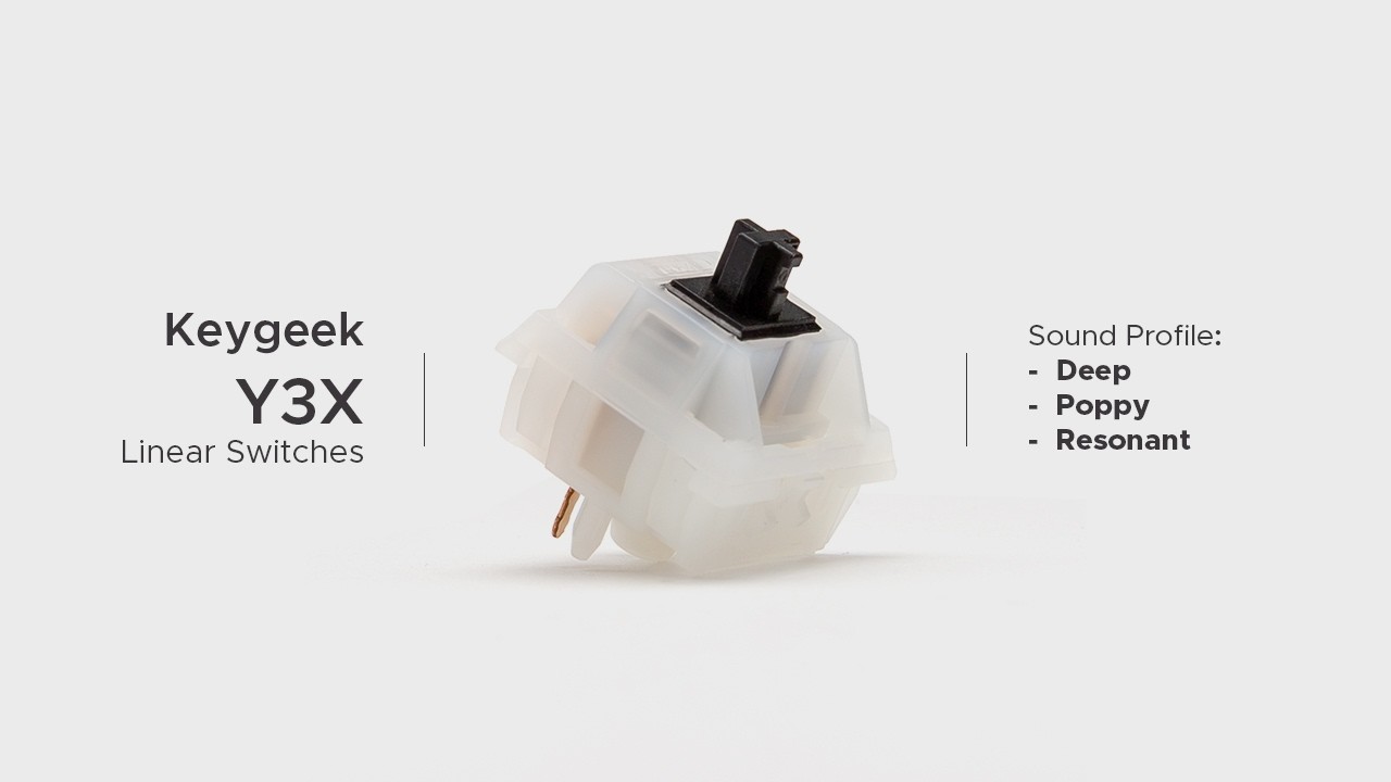 Keygeek Y3X | Mechanical Keyboard Switch Typing Test