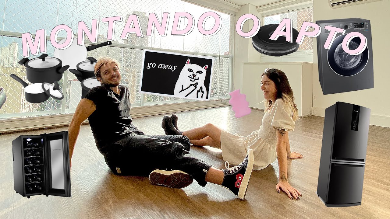 MOBILIANDO NOSSO APARTAMENTO! #1 eletrodomésticos, decoração, etc :))