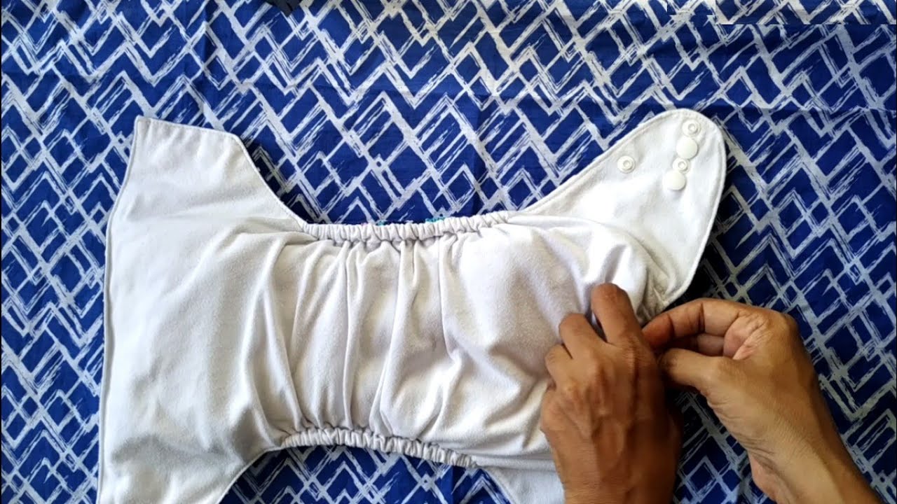 How to insert Microfiber, Cotton, Charcoal Bamboo & Hemp Inserts in a Cloth Diaper the proper way