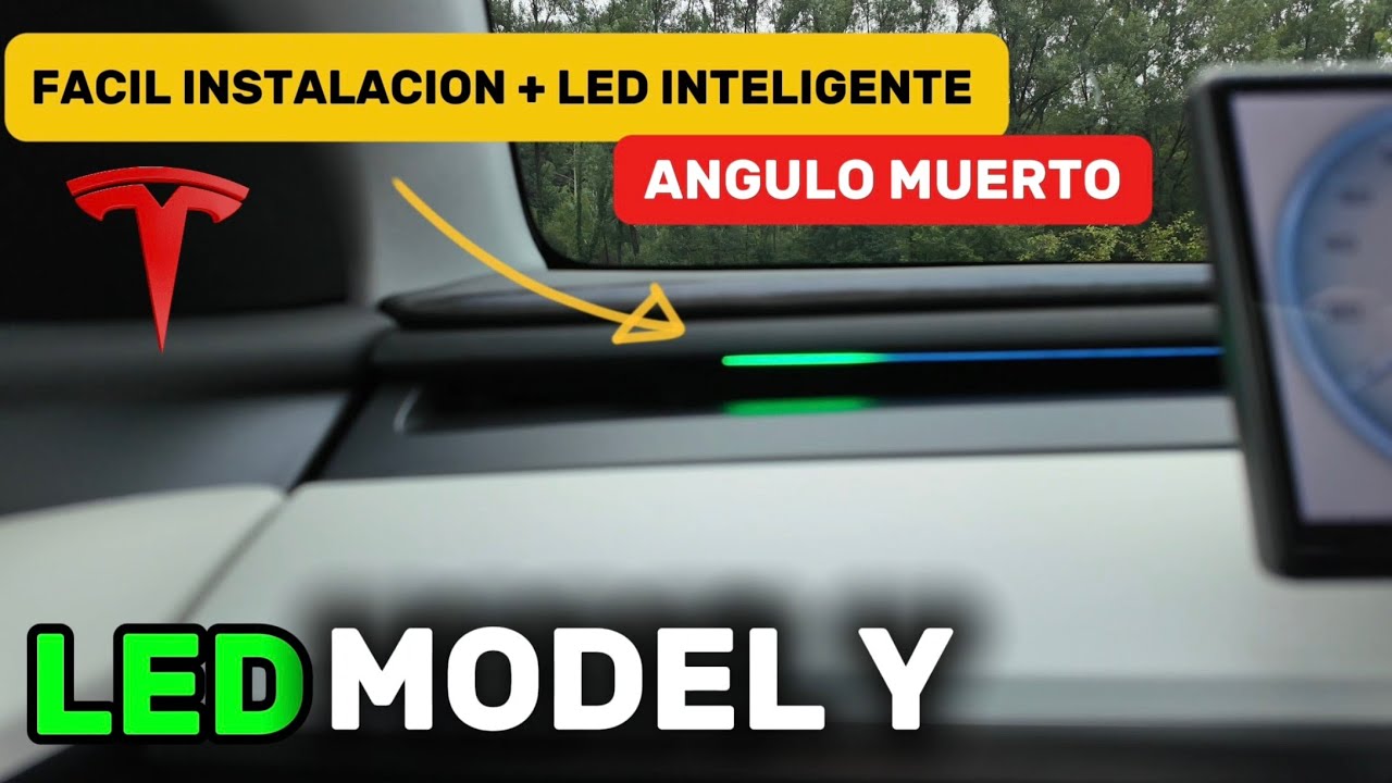 NUEVA LED INTELIGENTE : Tesla Model Y / Highland punto ciego , Bateria, intermitentes ....