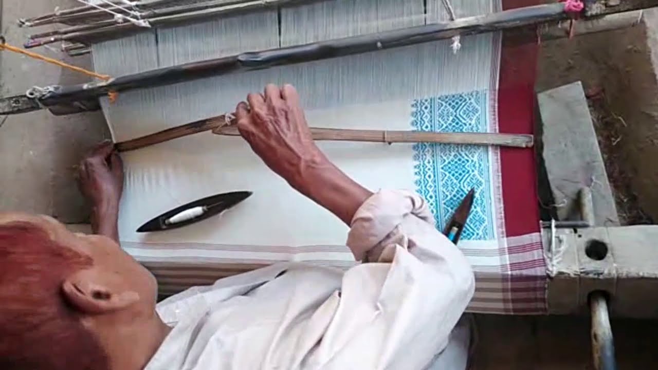 Weaving ||weaving machine  || Hand Loom  Khadi Cloth Making ||Weaving Works ||Charkha ||part 3