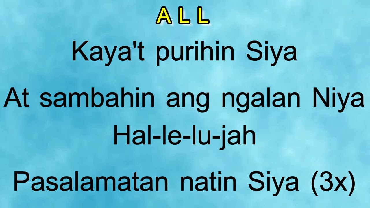 PURIHIN SIYA -Lyrics