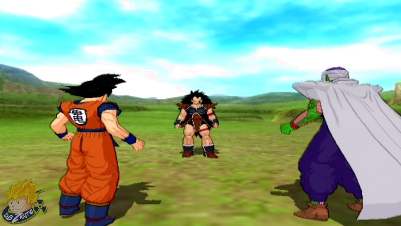 Dragon Ball Z Budokai Tenkaichi 2 — Гоку и Пикколо объединяются против Радица