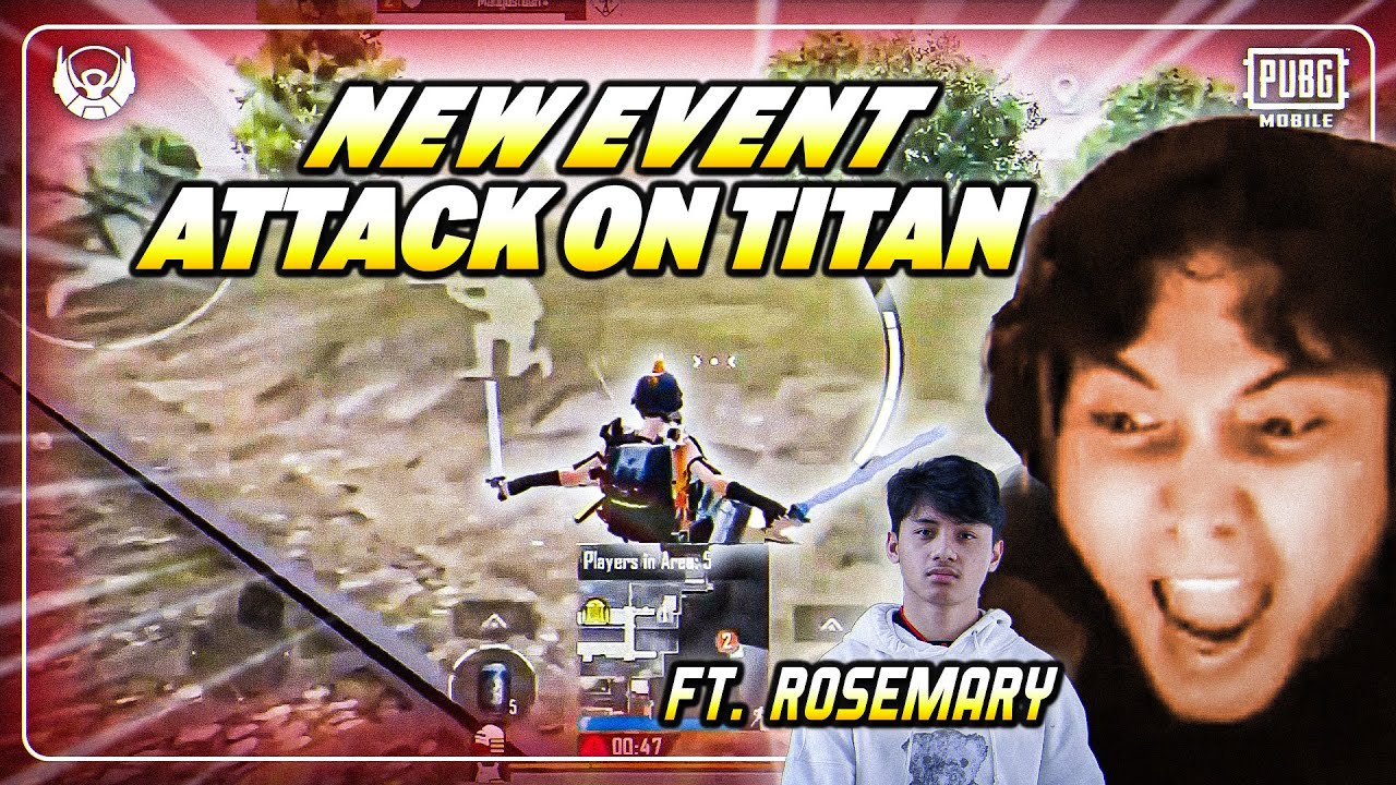 EVENT ATTACK ON TITAN BARENG ROSEMARY!! DUO VS SQUAD  | PUBG MOBILE | RYZEN GAMING