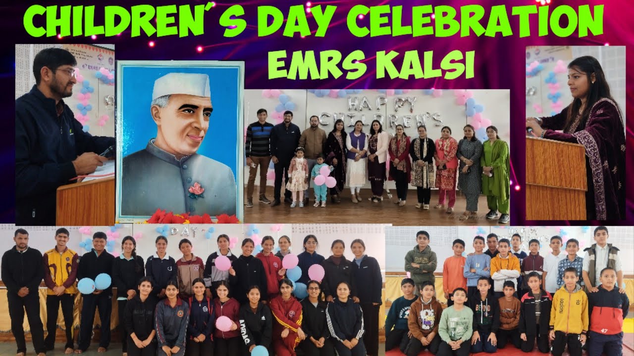Children's Day Celebration in EMRS Kalsi #emrskalsi #atulkala 