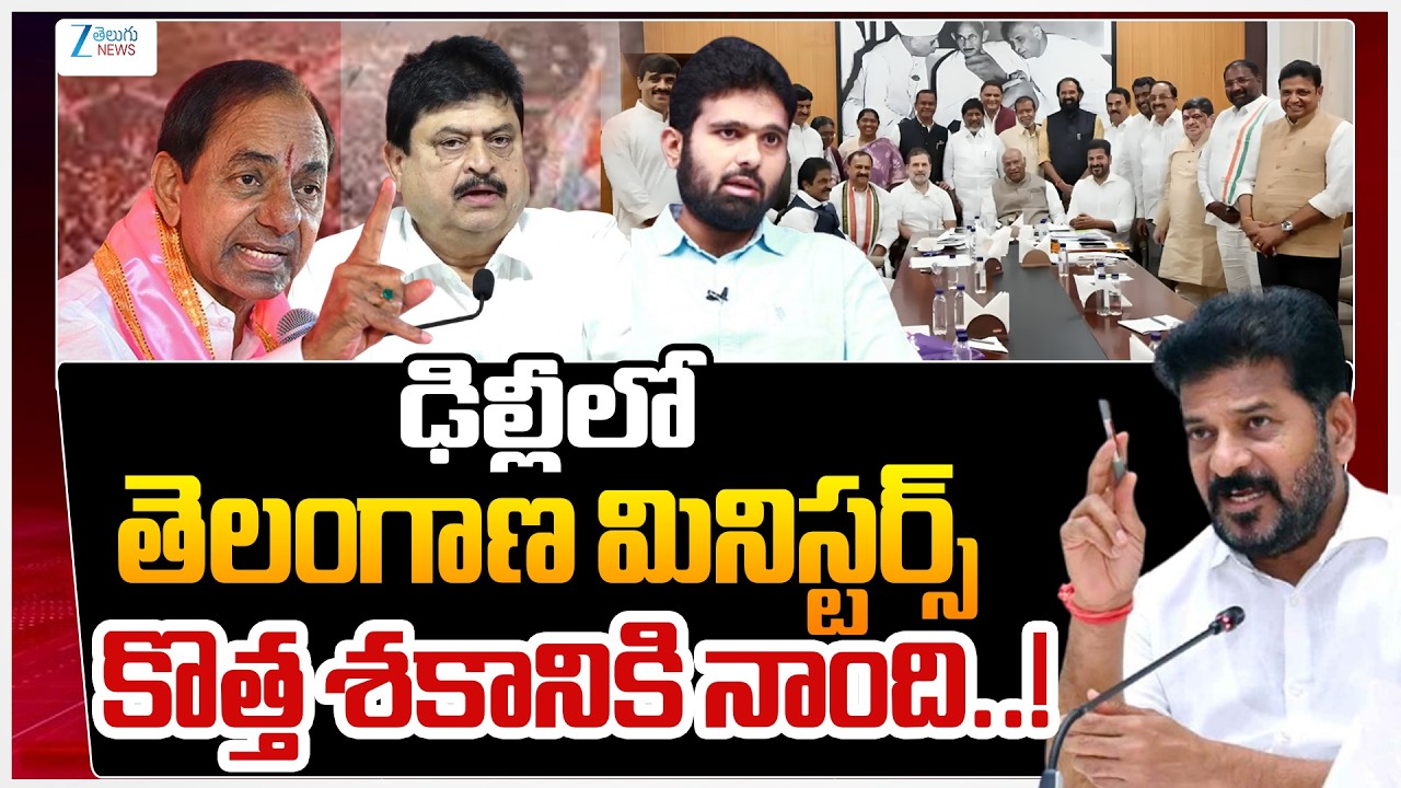AICC Member Krishna Teja On Telangana Ministers Delhi Tour | Telangana Cabinet Meeting | ZEE News