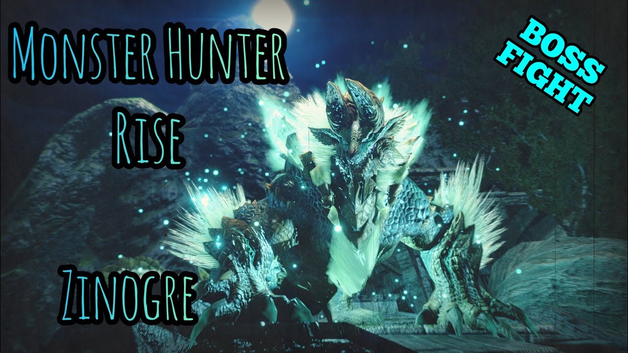 Monster Hunter Rise | Zinogre BOSS FIGHT 👹