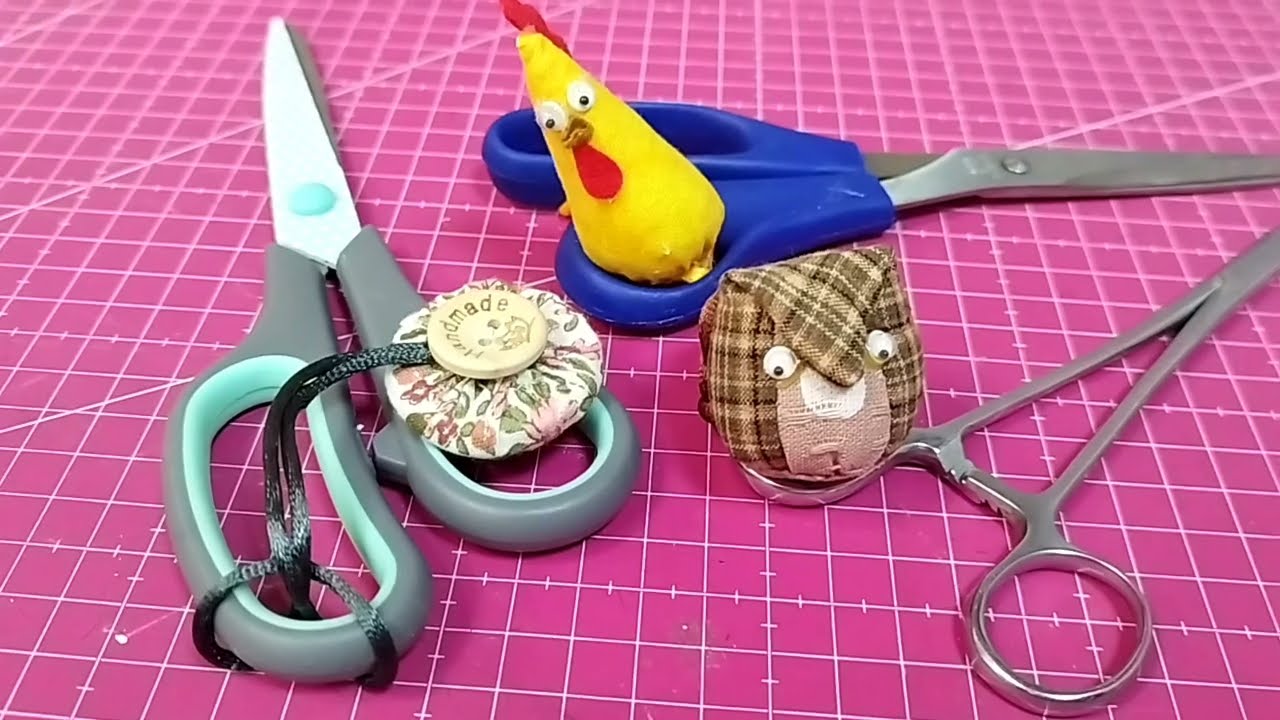 tres mini acerisco para nuestras tijeras