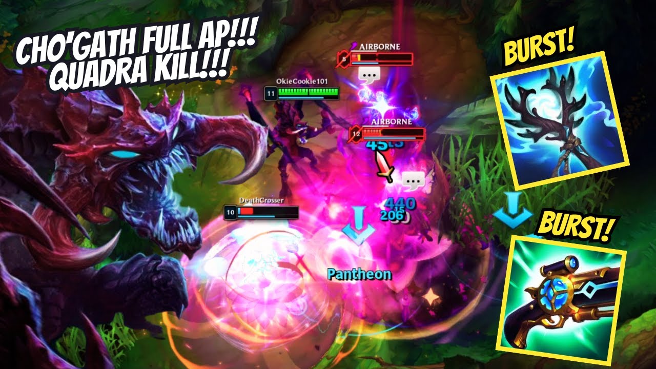 New Season 14 Items Cho'Gath: Full AP Build is OP!