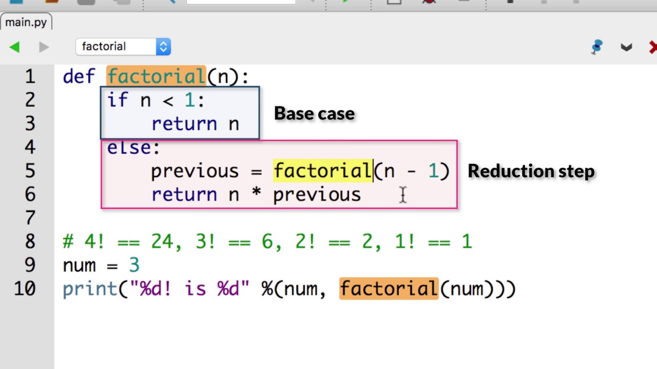 [BONUS] Debugging recursive functions—CMPUT 175