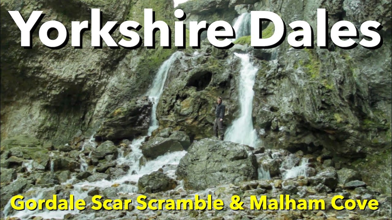 Yorkshire Dales - Gordale Scar Scramble и Malham Cove