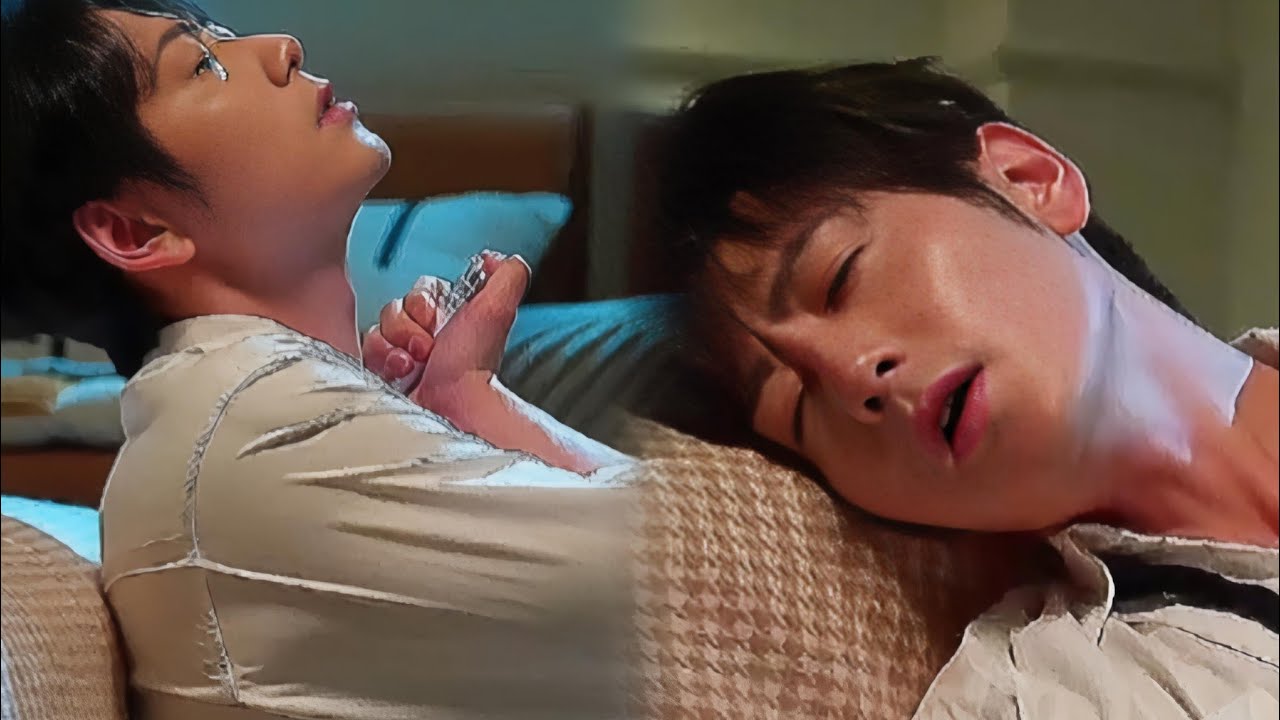 Hard breathing, painful, inj*cti0n - sick male lead 