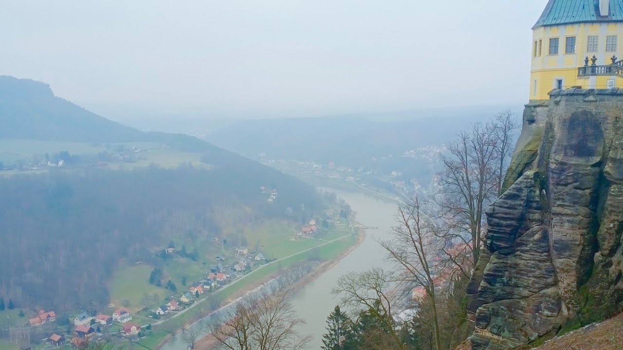 First travel 2023 to Pirna visit the famous old German Fortress #k&ouml;nigstein