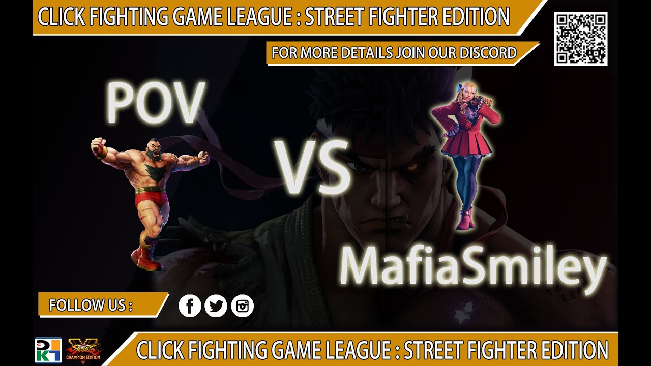 Click Fighting Game League | Street Fighter 5 | POV (Zangief) vs. MafiaSmiley (Karin)