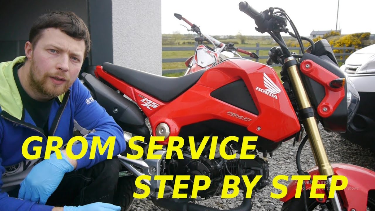 How to service Your Honda Grom - Step by Step Tutorial