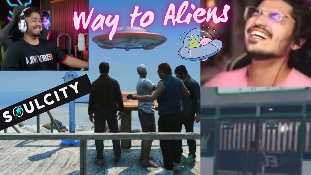 ￼Way to alien in GTA rp👽 ft. Dom and Gullu dada 😂