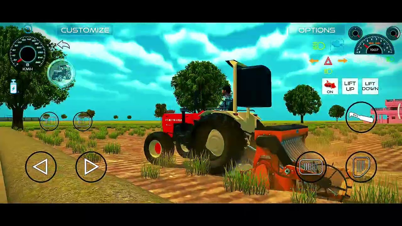 🚜🌾 Real Tractor Farming Gameplay | Desi Kheti Life