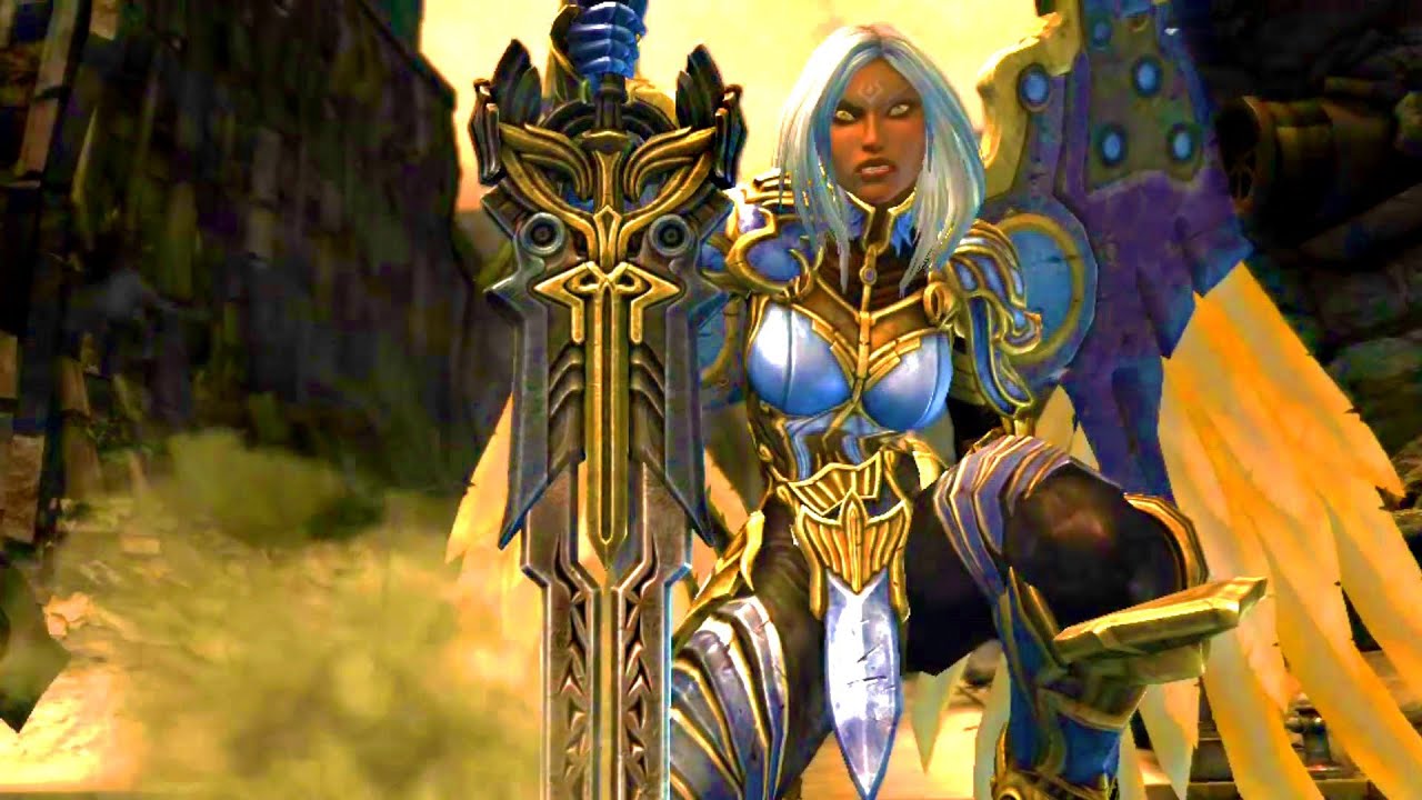 Death Oath of Female Angel Warrior Uriel and Horseman War: Nex Sacramentum (Darksiders)
