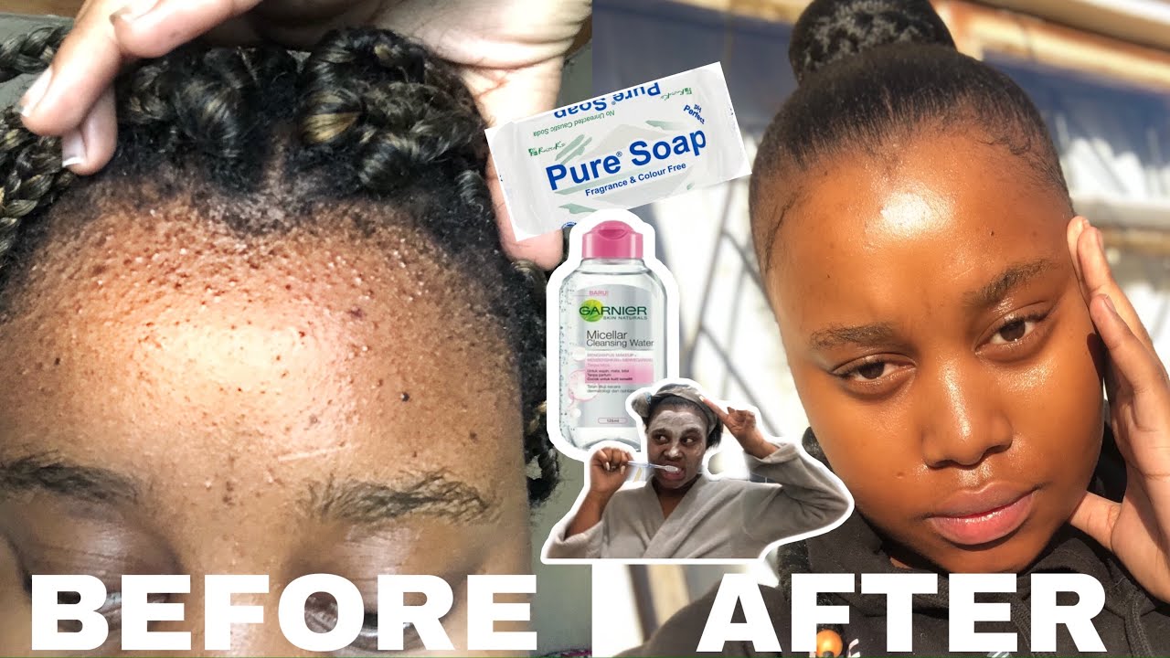 MORNING SKINCARE ROUTINE | Pure soap & Pure Glycerine cream | Yanelisa Nqayi.
