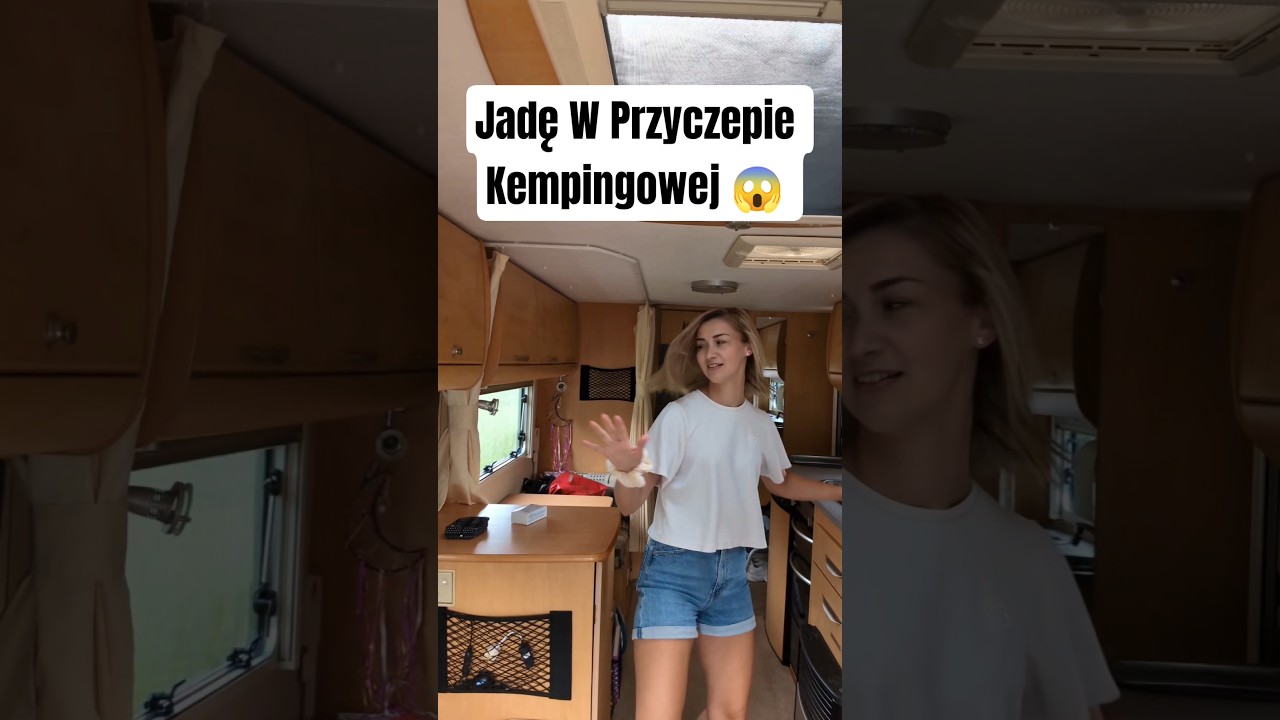 Podr&oacute;ż w środku Przyczepy Kempingowej 😱 #przyczepakempingowa #test #karawaning