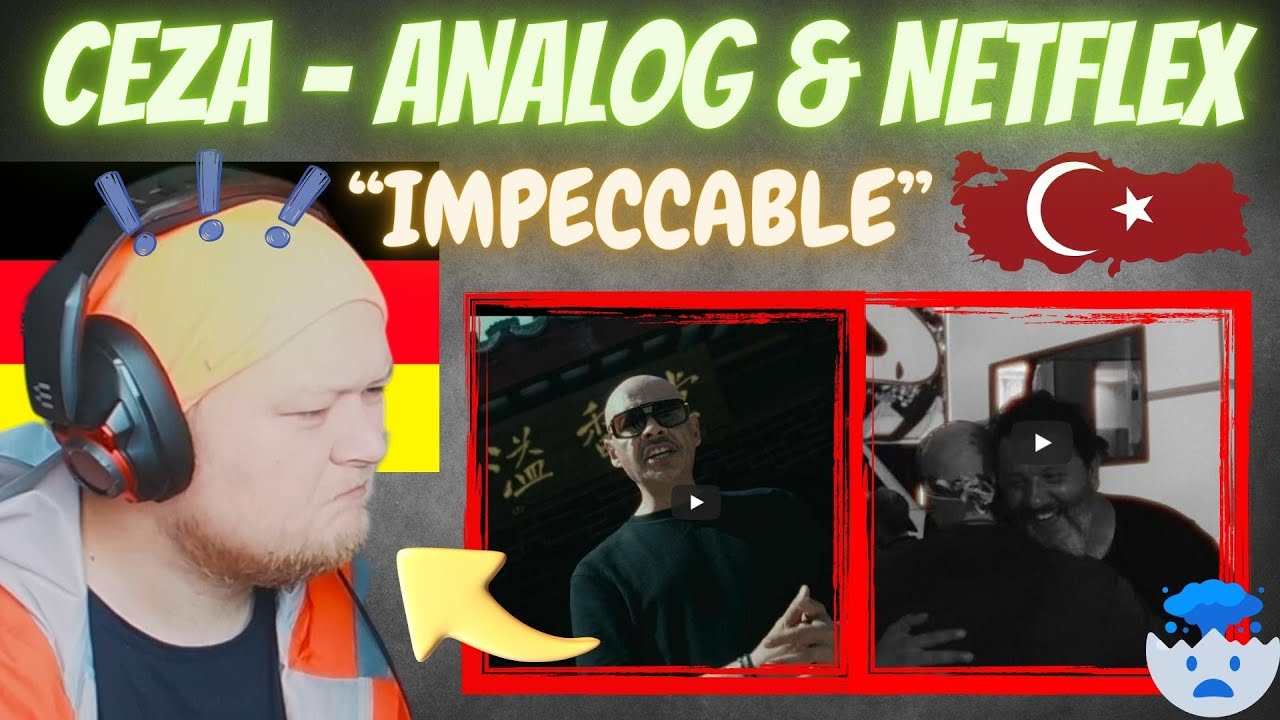 🇹🇷 CEZA IS UNMATCHABLE | Analog & Netflex | German Rapper reacts