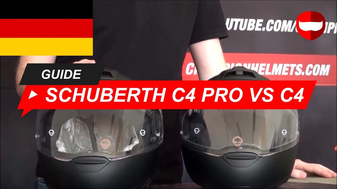 Schuberth C4 Pro vs C4 Helme - ChampionHelmets.com