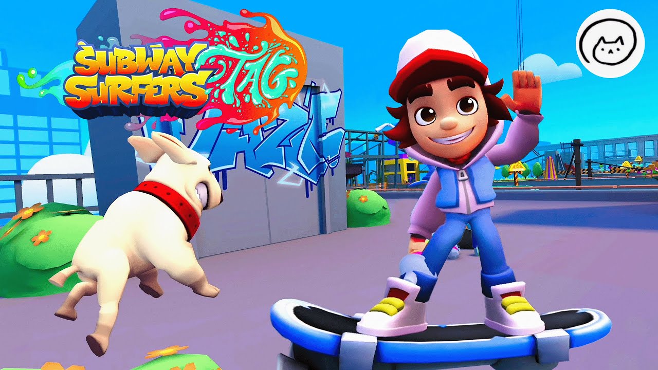 Subway Surfers Tag UPDATE: Rooftop All Medals Gameplay