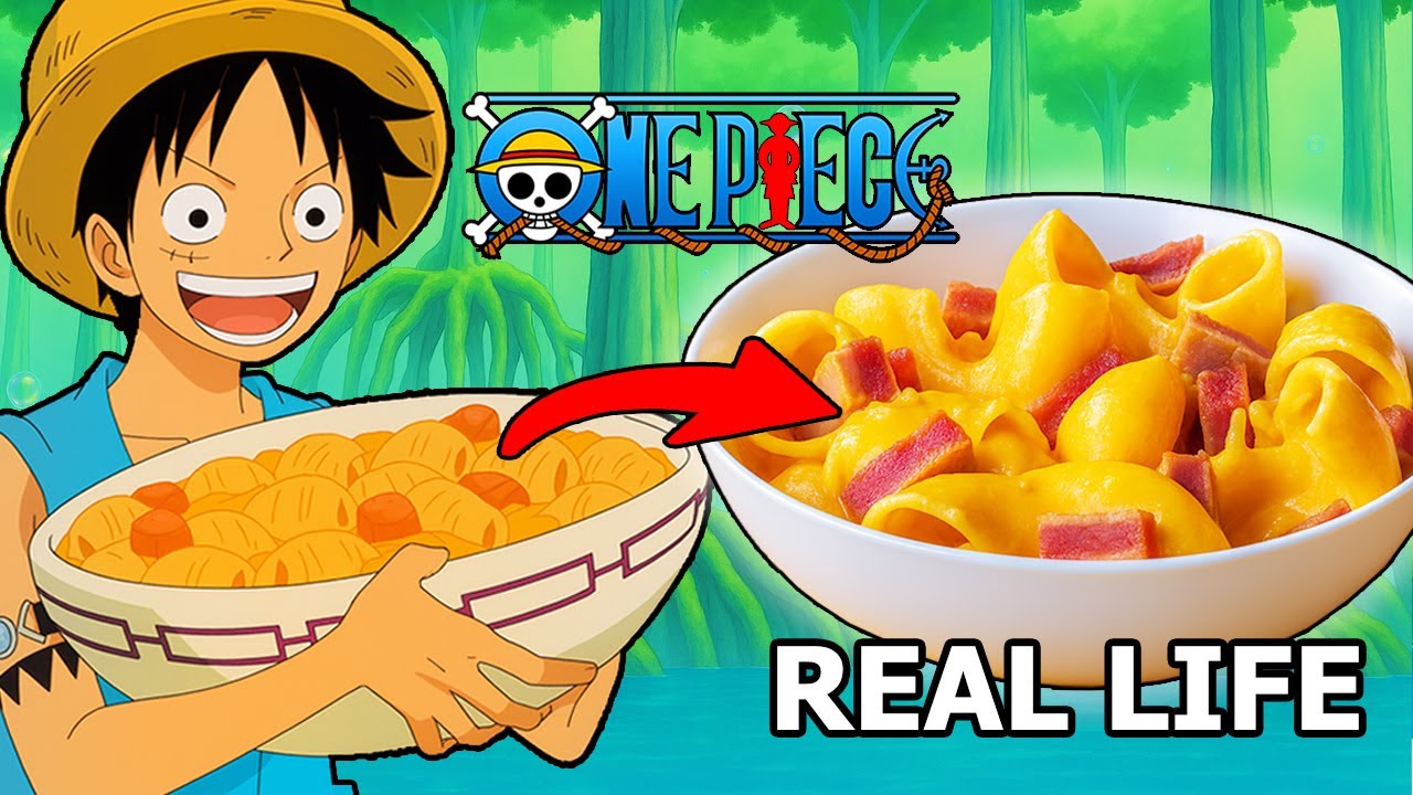 Luffy's Gorgonzola Seaking Pasta from One Piece - BEST ANIME PASTA? - ワンピース