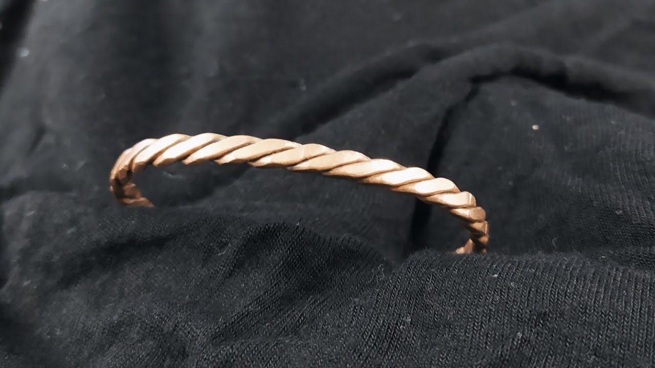 DIY: Three-wire Braided Copper Bracelet