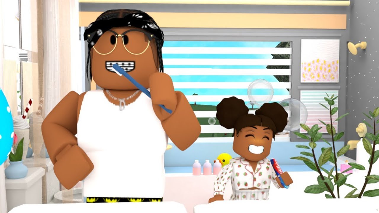 Single TEEN DAD Morning ROUTINE! *Busy* Roblox Bloxburg Roleplay