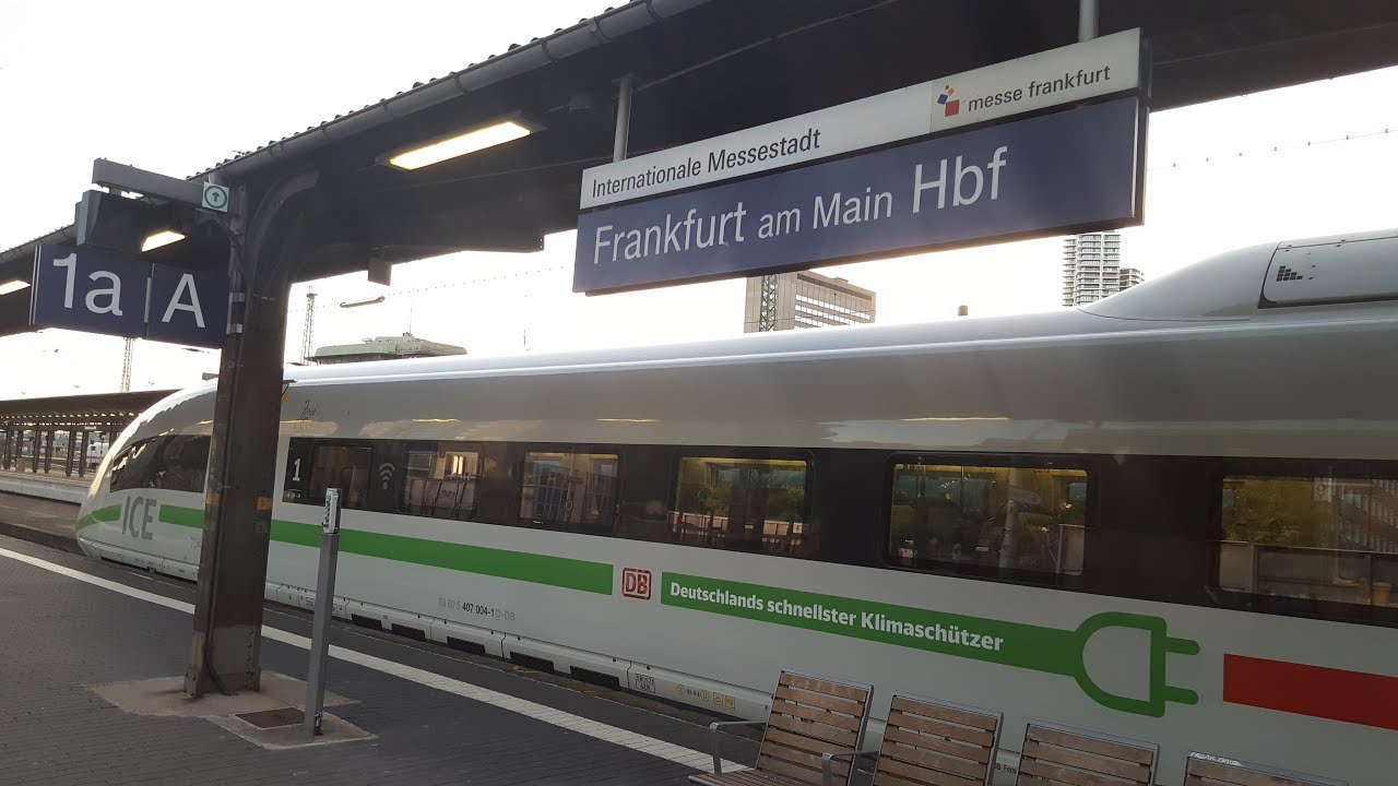 International Grüner ICE 3 Velaro D in Frankfurt(Main)Hbf: ICE9555 Frankfurt(Main)Hbf