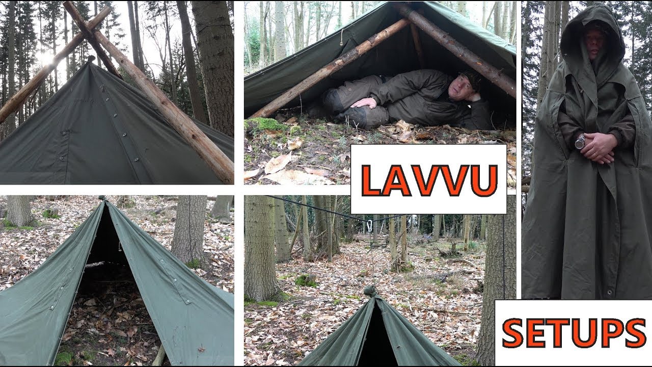 Комплекты палаток Lavvu из холщовой польской ткани