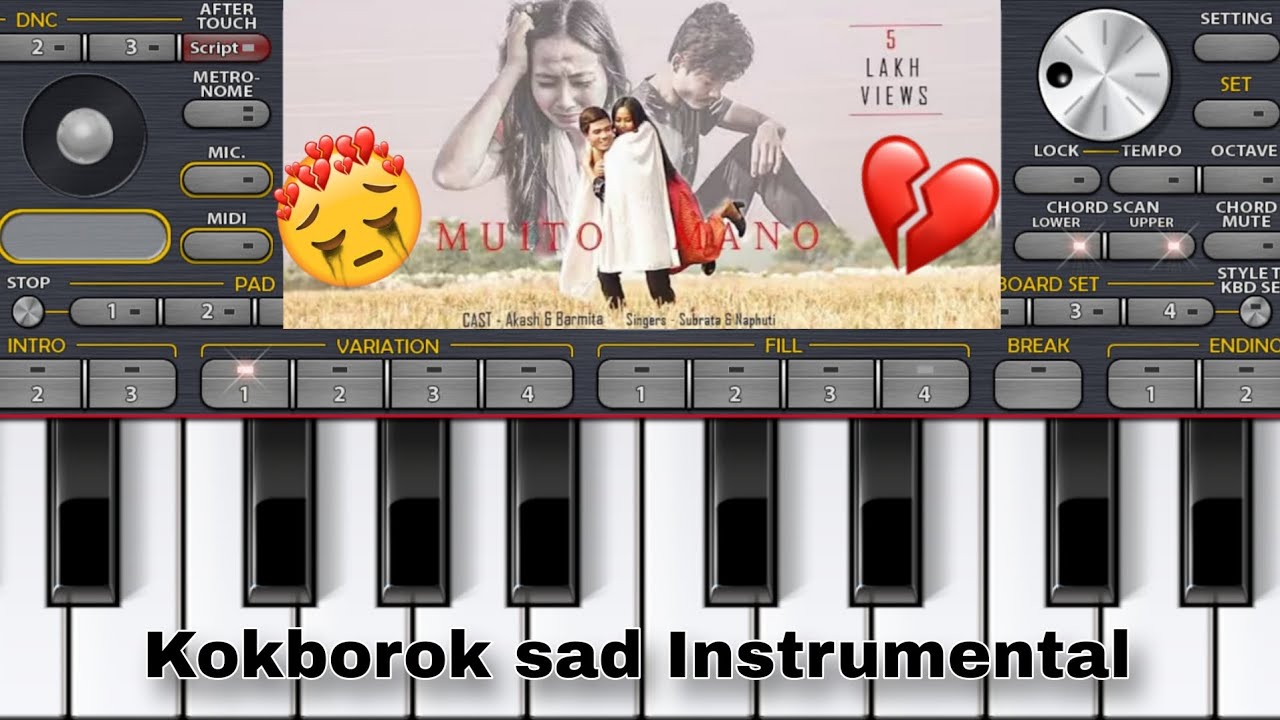 Muito mano || Kokborok sad instrumental piano song || 🎹💔🥺