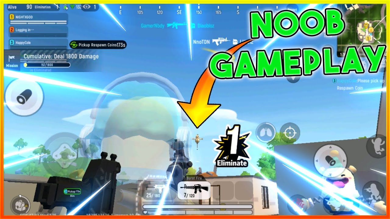 Sausage Man - Noob Gameplay (ANDROID)