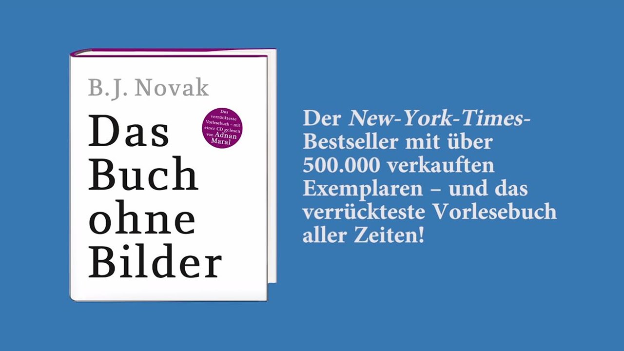 B.J. Novak: Das Buch ohne Bilder – gelesen von Adnan Maral (Blanvalet Verlag)