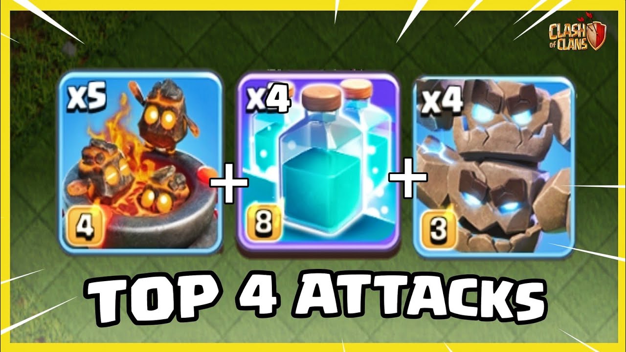 New Best 🔥 Meteor Golem + Furnace  Clone 🔥 Easy TH18 Attack Strategy