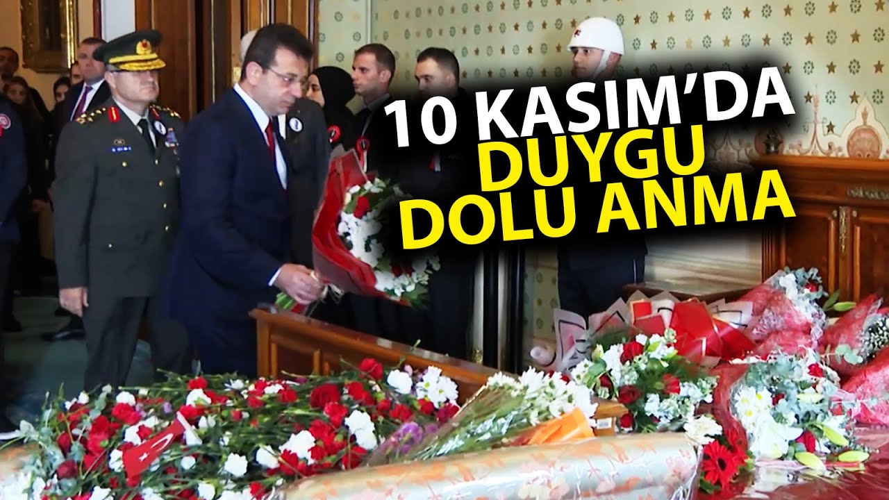 Ekrem İmamoğlu, 10 Kasım'da Atatürk'ü duygu ve özlemle andı!
