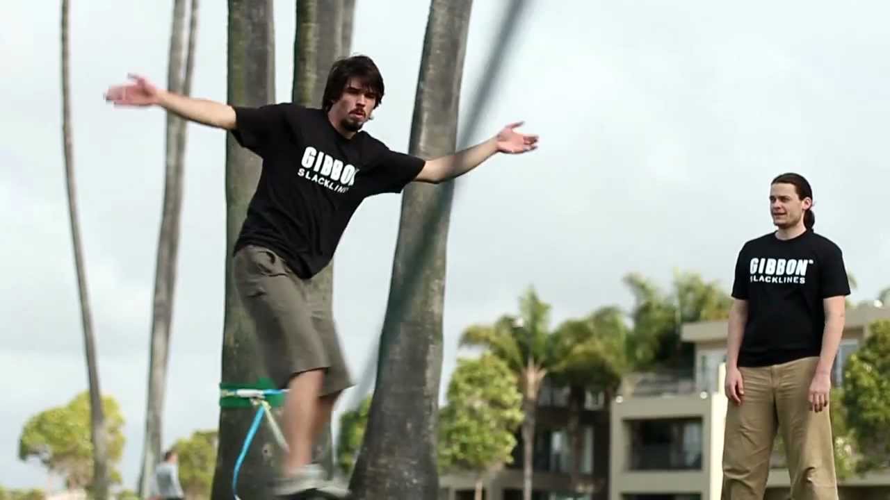 Slacklining at Dana Landing