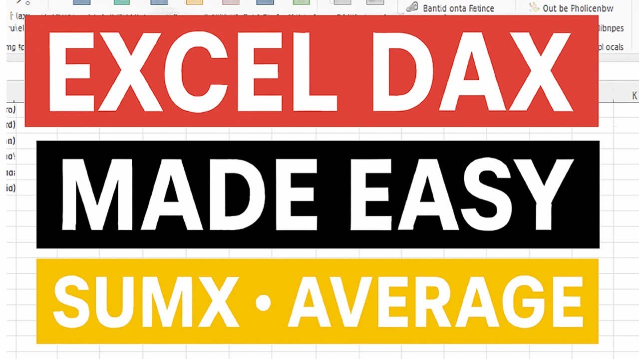 Как использовать DAX в Excel SUMX и AVERAGE | Объяснение для начинающих специалистов по анализу д...