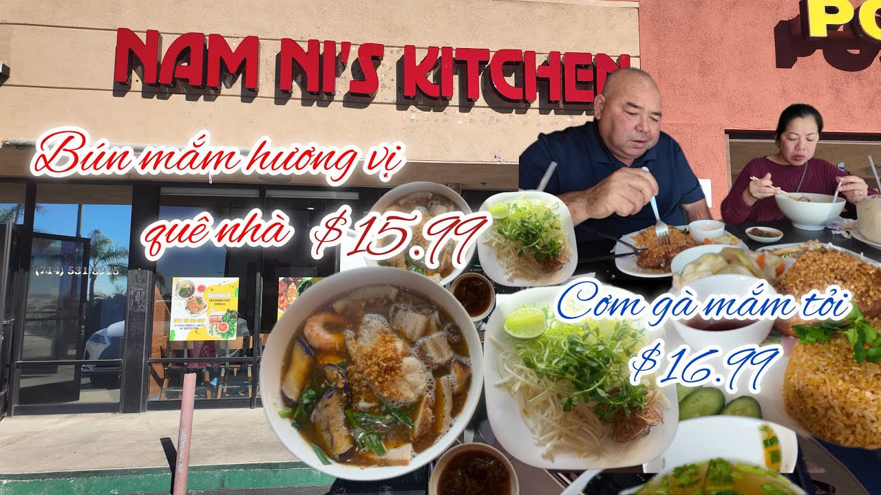 Bún Mắm.Cơm Gà Mắm Tỏi Hương Vị Quê Nhà @Nam Ni’s Kitchen Bolsa 