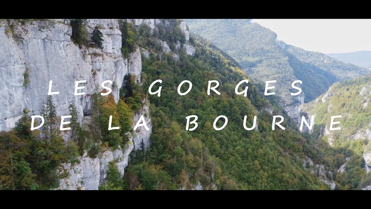 Les gorges de la bourne, drone