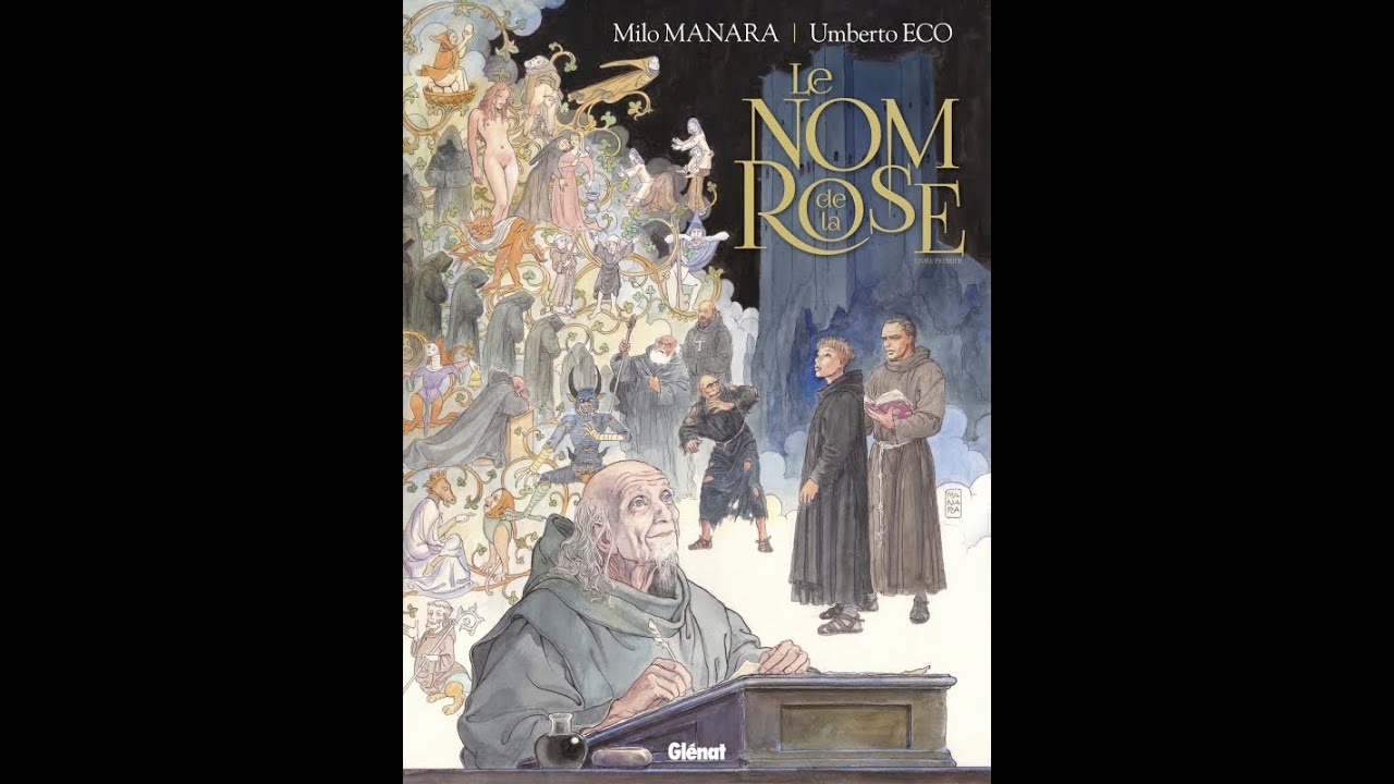 coup de cœur du vendredi 6 octobre : le nom de la rose de Milo Manara aux éditions Glénat