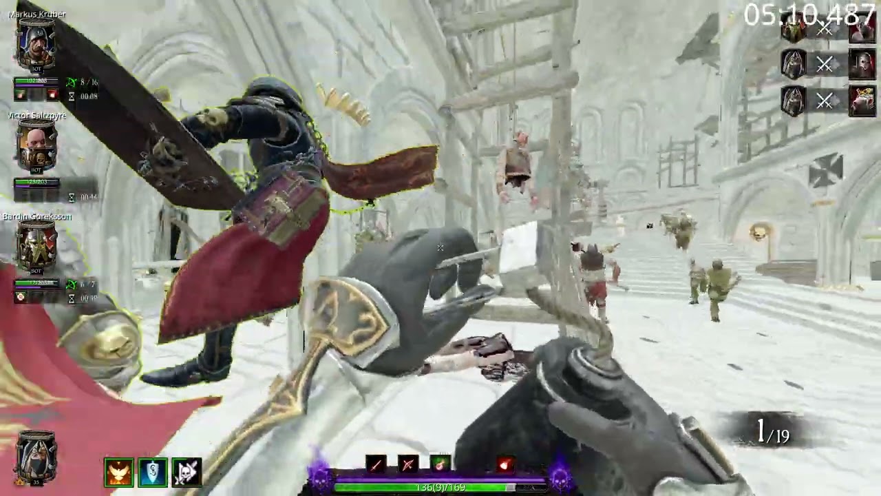 Righteous Stand 08:39 -- All Objectives Solo -- Vermintide 2 Speedrun