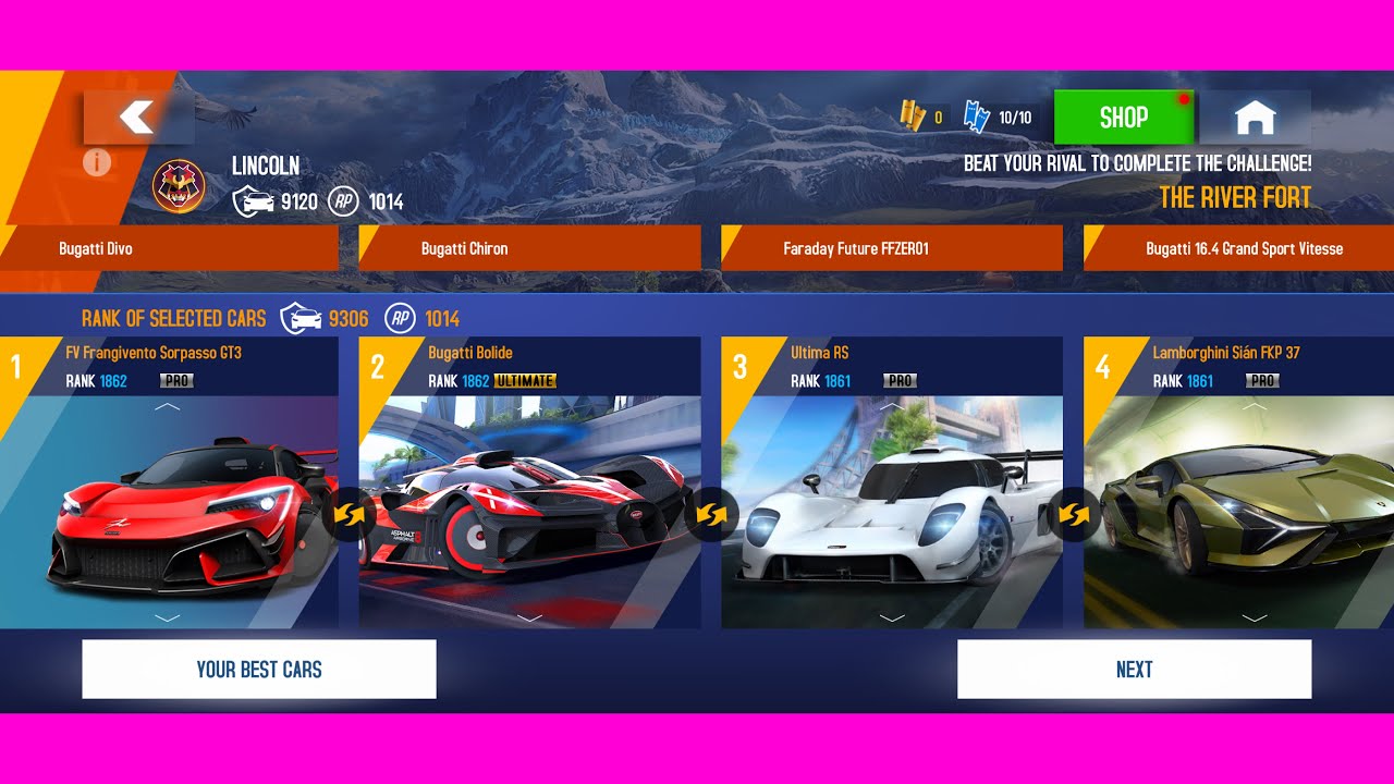 Asphalt 8, New Gauntlet Races with Blue Team🔥👍
