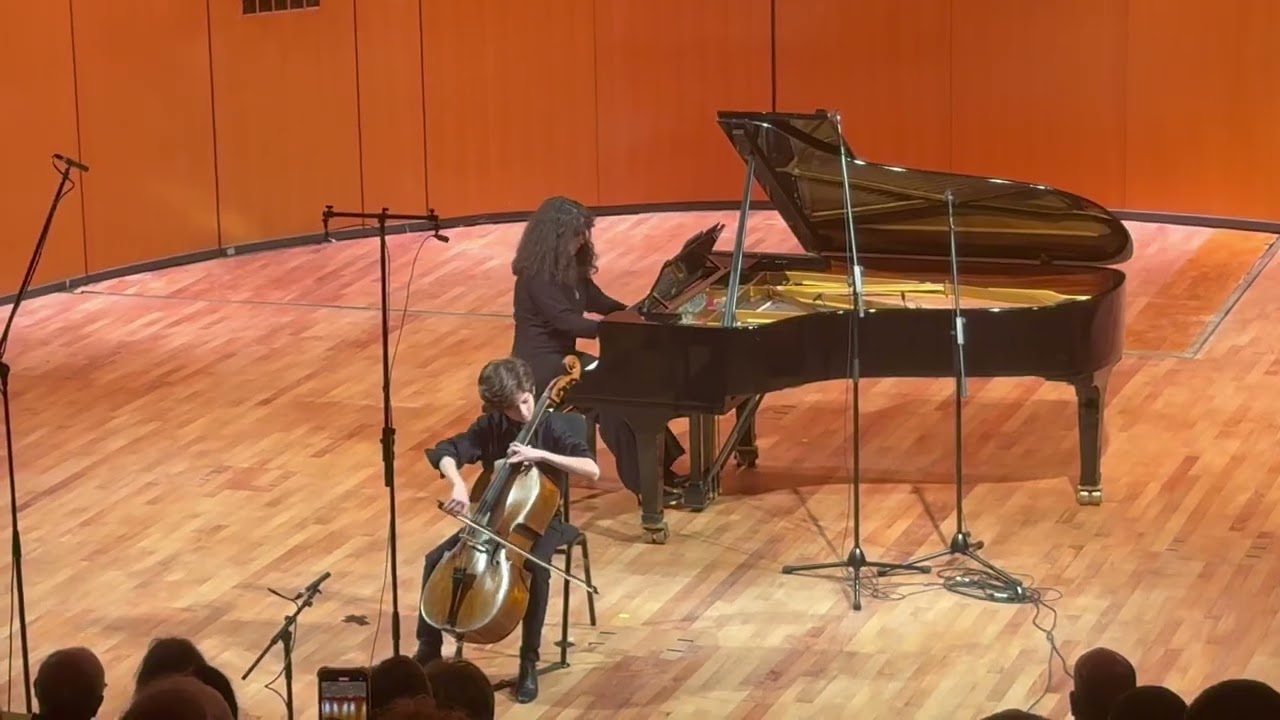 Keshet Eilon Gala,Mendelssohn Lieder ohne worte op109,Eithan Mikhanovsky cello,Natalia Grines piano 