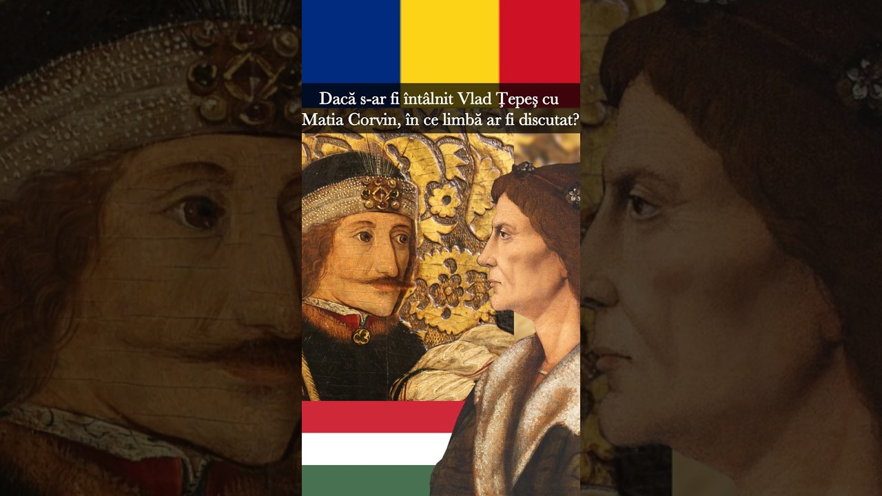 &Icirc;n ce LIMBĂ ar fi vorbit Vlad Țepeș cu Matia Corvin? #shorts #romania #hungary #history #istorie